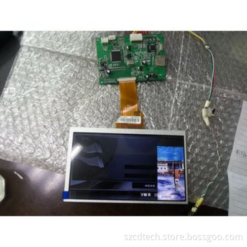 7.0" TFT LCD with P-CAP, LVDS Interface, 1,024*600 Resolution, Supports Operating with Gloves
